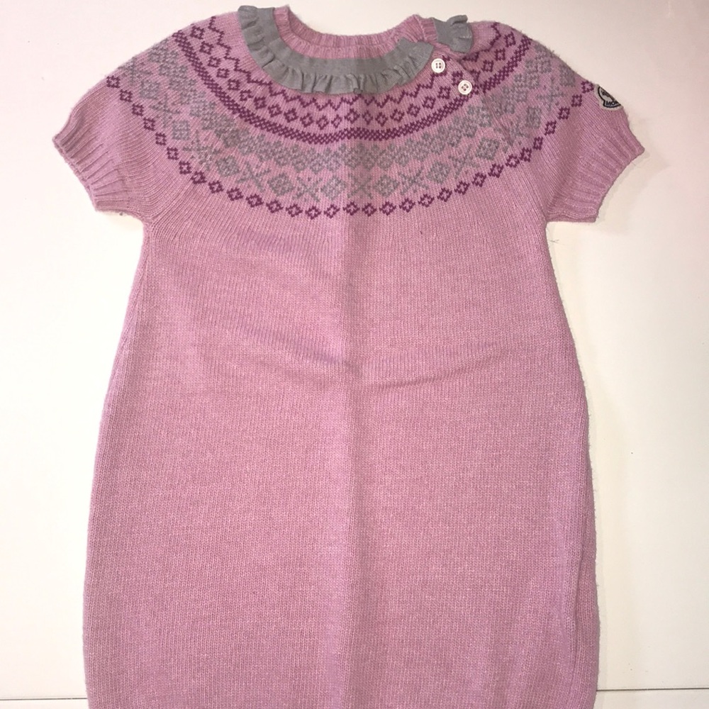 Moncler Girls Wool Sweater Dress